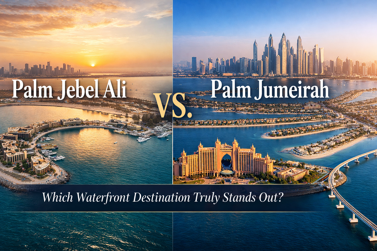 You are currently viewing Palm Jebel Ali vs Palm Jumeirah: Dubai Waterfront Showdown