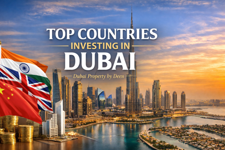 Top countries investing in Dubai real estate – Dubai Property by Deen