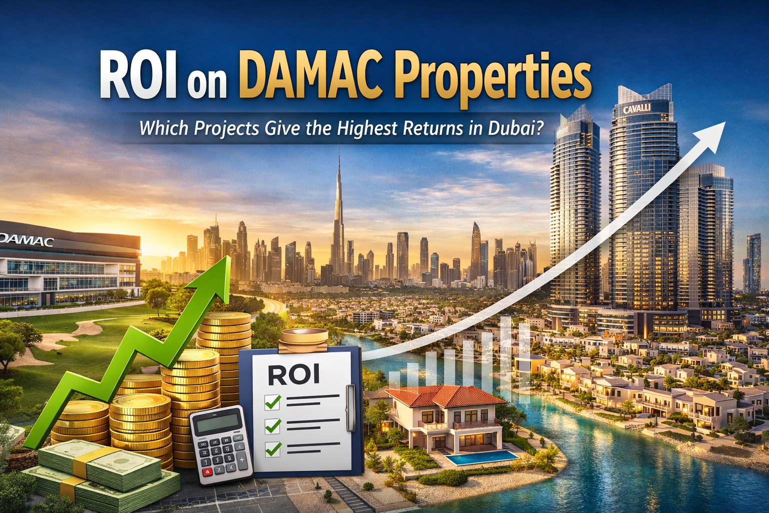 You are currently viewing ROI on DAMAC Properties: Highest Return Projects in Dubai