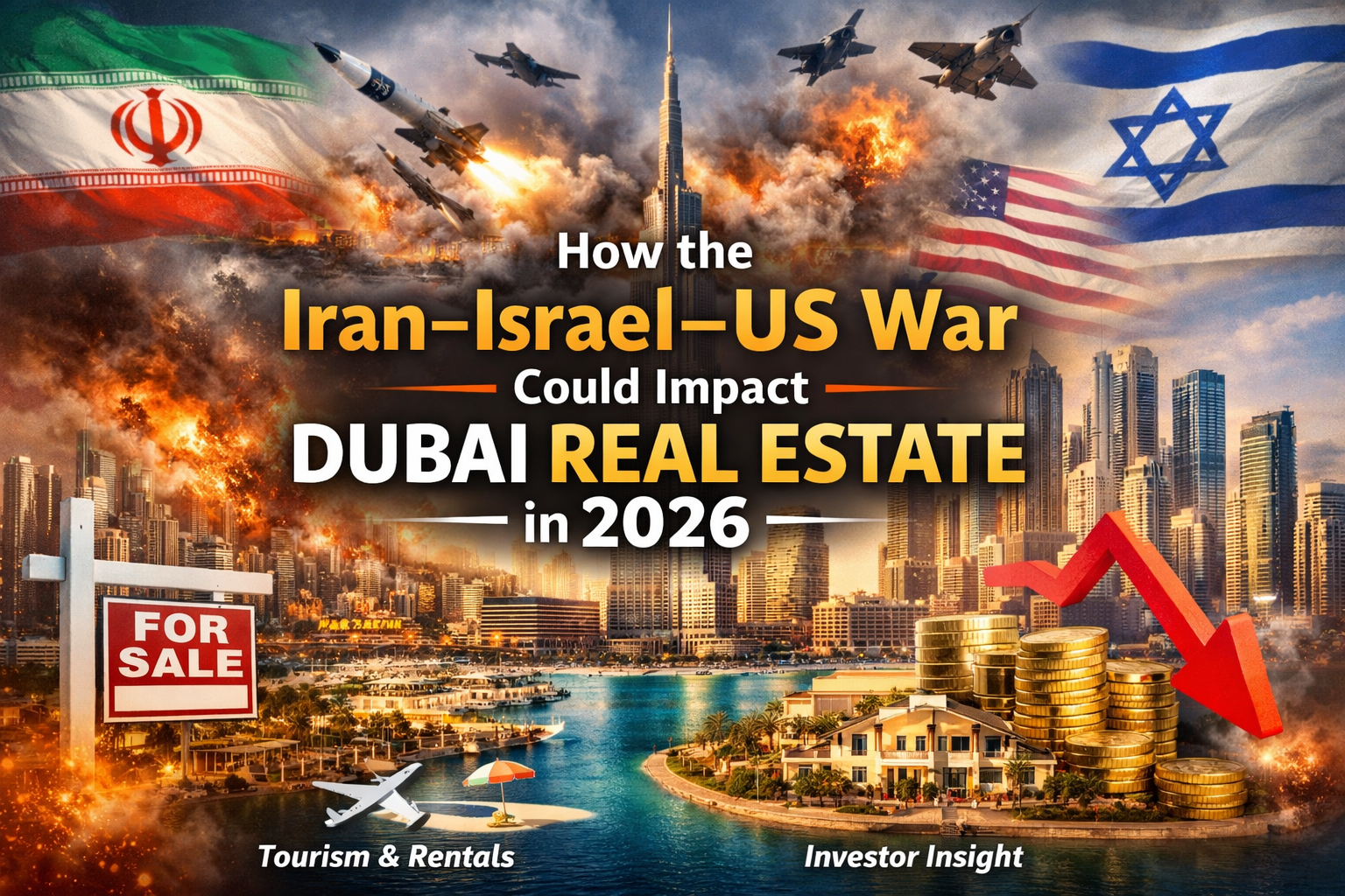 You are currently viewing How the Iran–Israel–US War Could Impact Dubai Real Estate in 2026 | Market Analysis
